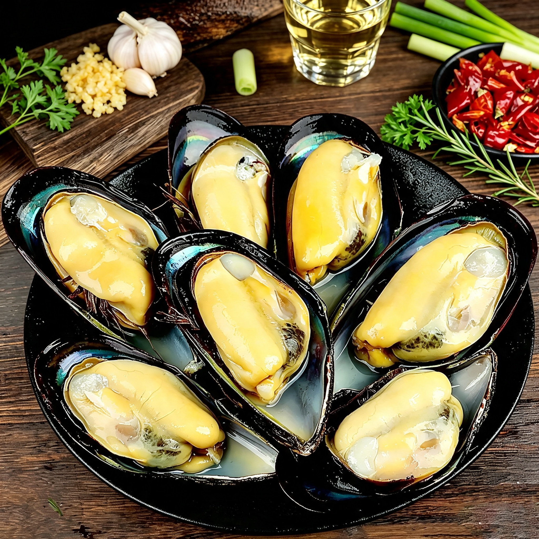 Fresh Green Mussels