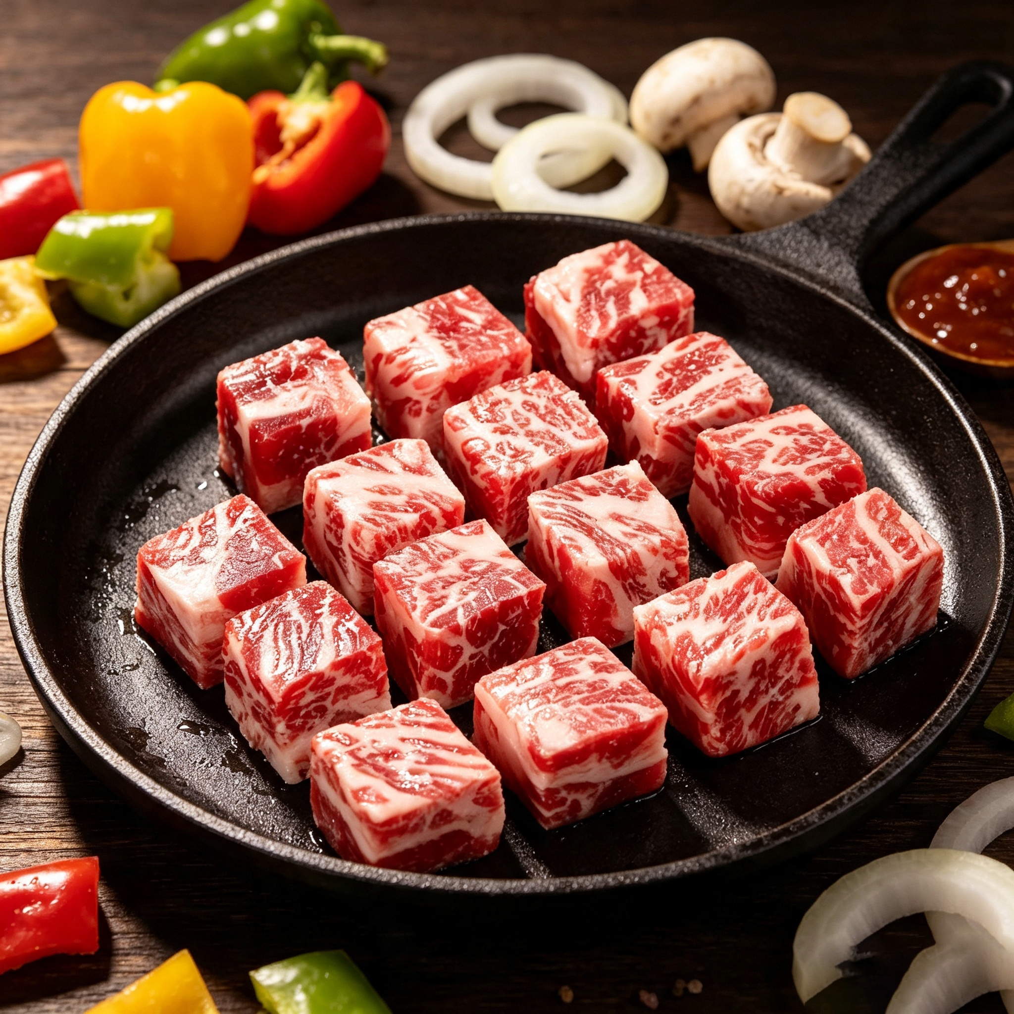 Marbled Beef Cubes